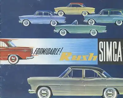 Simca Programm 1961