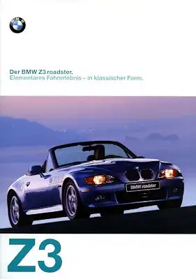 BMW Z 3 Prospekt 1997