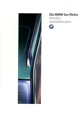 BMW 3er Sonderausstattung Prospekt 1996