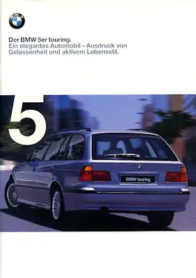 BMW 5er Touring Prospekt 1998