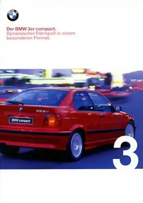 BMW 3er compact Prospekt 1998