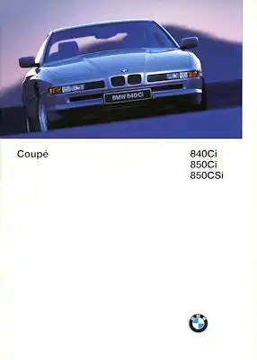BMW 8er Coupés Prospekt 1996