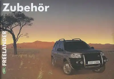 Land Rover Freelander Zubehör Prospekt 2001