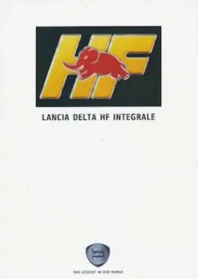 Lancia Delta HF Integrale Prospekt 9.1991