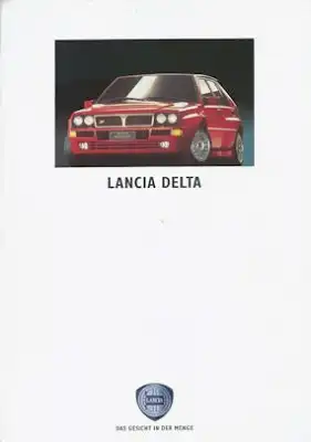 Lancia Delta 1600 GT I.E. / HF Integrale Prospekt ca. 1992