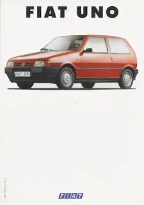 Fiat Uno Prospekt 12.1991