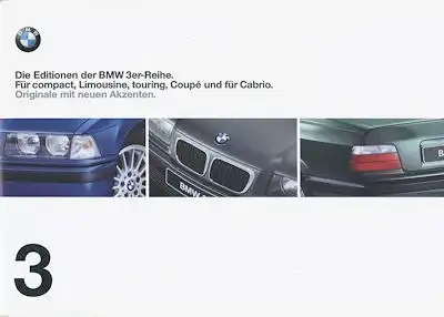 BMW 3er Edition Prospekt 1998