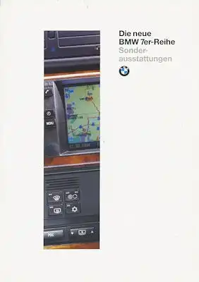 BMW 7er Sonderausstattung Prospekt 1994