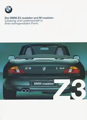 BMW Z 3 Roadster Prospekt 2000