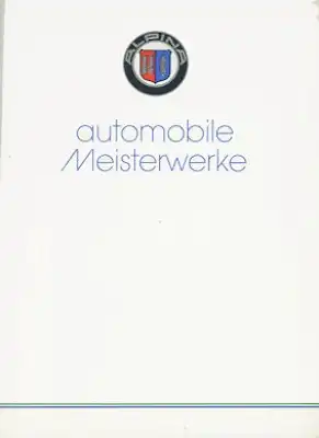 BMW Alpina Programm-Mappe 1990