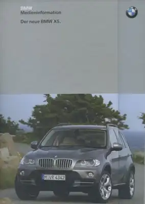 BMW X 5 (E 70) Pressemappe 11.2006