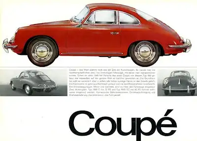 Porsche 356 C Prospekt 3.1964