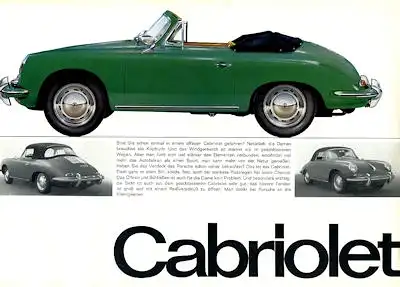 Porsche 356 C Prospekt 3.1964