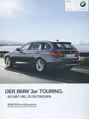 BMW 3er Touring F 31 Prospekt 2013