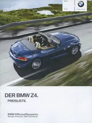BMW Z 4 Preisliste 7.2012