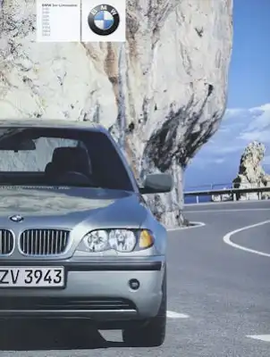 BMW 3er Limousine Prospekt 2002