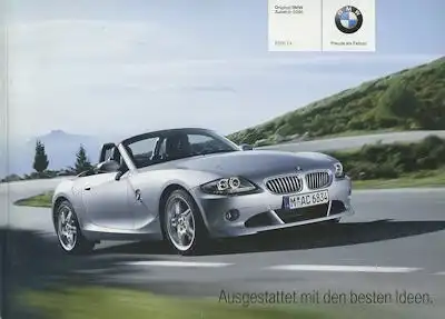 BMW Z 4 Zubehör Prospekt 2006