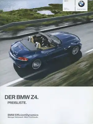 BMW Z 4 Preisliste 3.2012