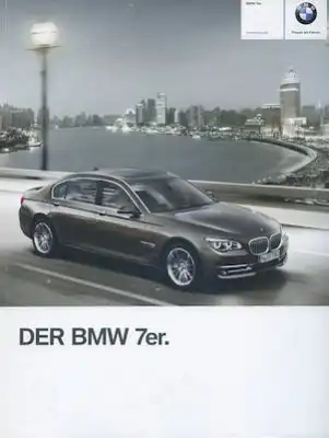 BMW 7er F 01 Prospekt 2013