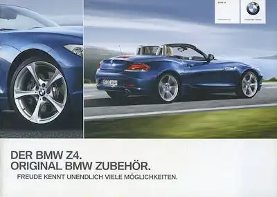 BMW Z 4 Zubehör Prospekt 2011