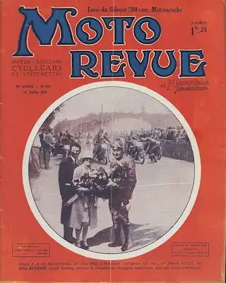 Moto Revue / Frankreich No. 279 14.7.1928