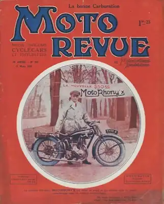 Moto Revue / Frankreich No. 262 17.3.1928