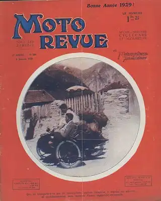 Moto Revue / Frankreich No. 304 5.1.1929