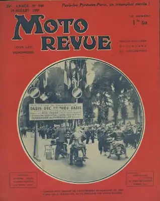 Moto Revue / Frankreich No. 749 16.7.1937