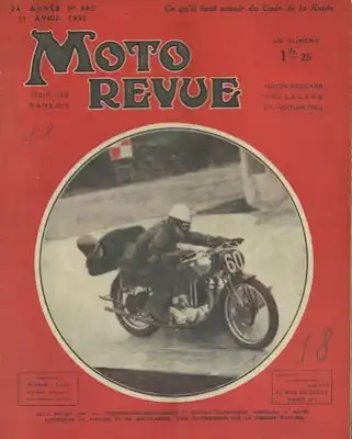 Moto Revue / Frankreich No. 683 11.4.1936