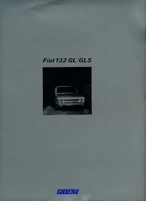 Fiat 132 GLS / GL Prospekt ca. 1974