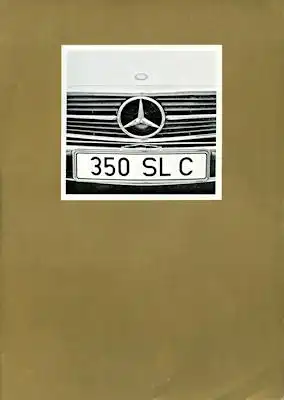 Mercedes-Benz 350 SLC Prospekt 1972