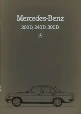 Mercedes-Benz 200-300 D Prospekt 8.1981
