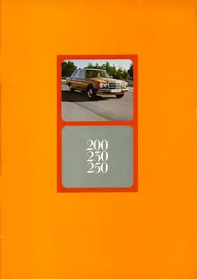 Mercedes-Benz 200 230 250 Prospekt 4.1976