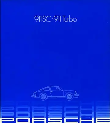 Porsche 911 SC / Turbo Prospekt 1982