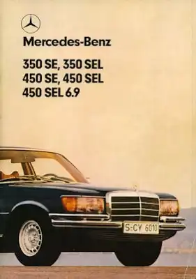 Mercedes-Benz 350 SE-450 SEL 6.9 Prospekt 7.1978