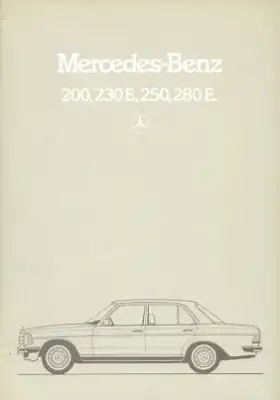 Mercedes-Benz 200-280 E Prospekt 5.1983