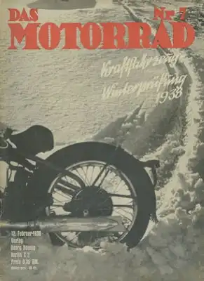 Das Motorrad 1938 Heft 7