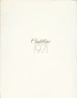 Cadillac Programm 1971