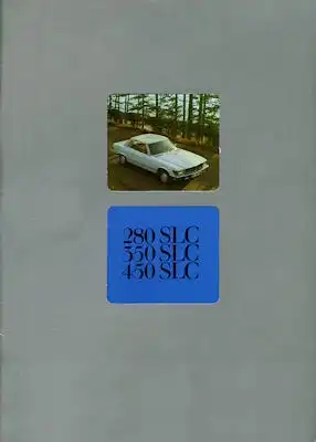 Mercedes-Benz 280 350 450 SLC Prospekt 1.1976