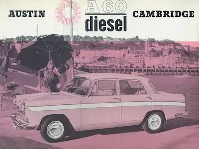 Austin A 60 Cambridge Diesel Prospekt 1960er Jahre