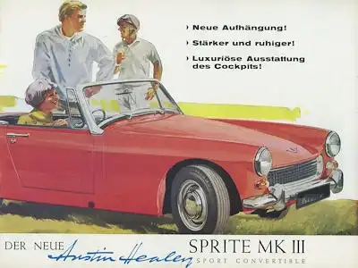Austin Healey Sprite MK III Prospekt 1965