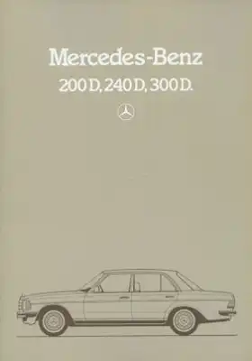 Mercedes-Benz 200D-300D Prospekt 5.1983