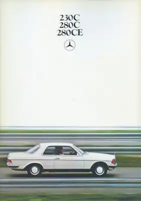 Mercedes-Benz 230C 280C 280CE Prospekt 1.1977