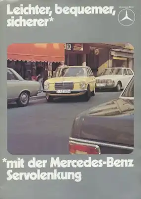 Mercedes-Benz Servolenkung Prospekt 5.1974