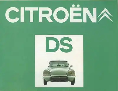 Citroen DS Prospekt 1974 f