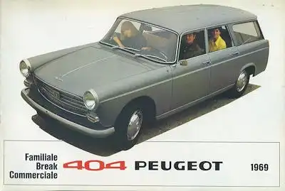 Peugeot 404 Kombi Prospekt 1969