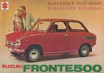Suzuki Fronte 500 Prospekt ca. 1970