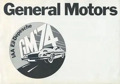 General Motors Programm 1974