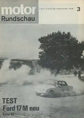 Ford Taunus 17 M Test 2.1965