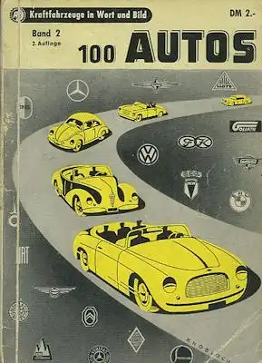 Motorkatalog 100 Autos Band 2 1953